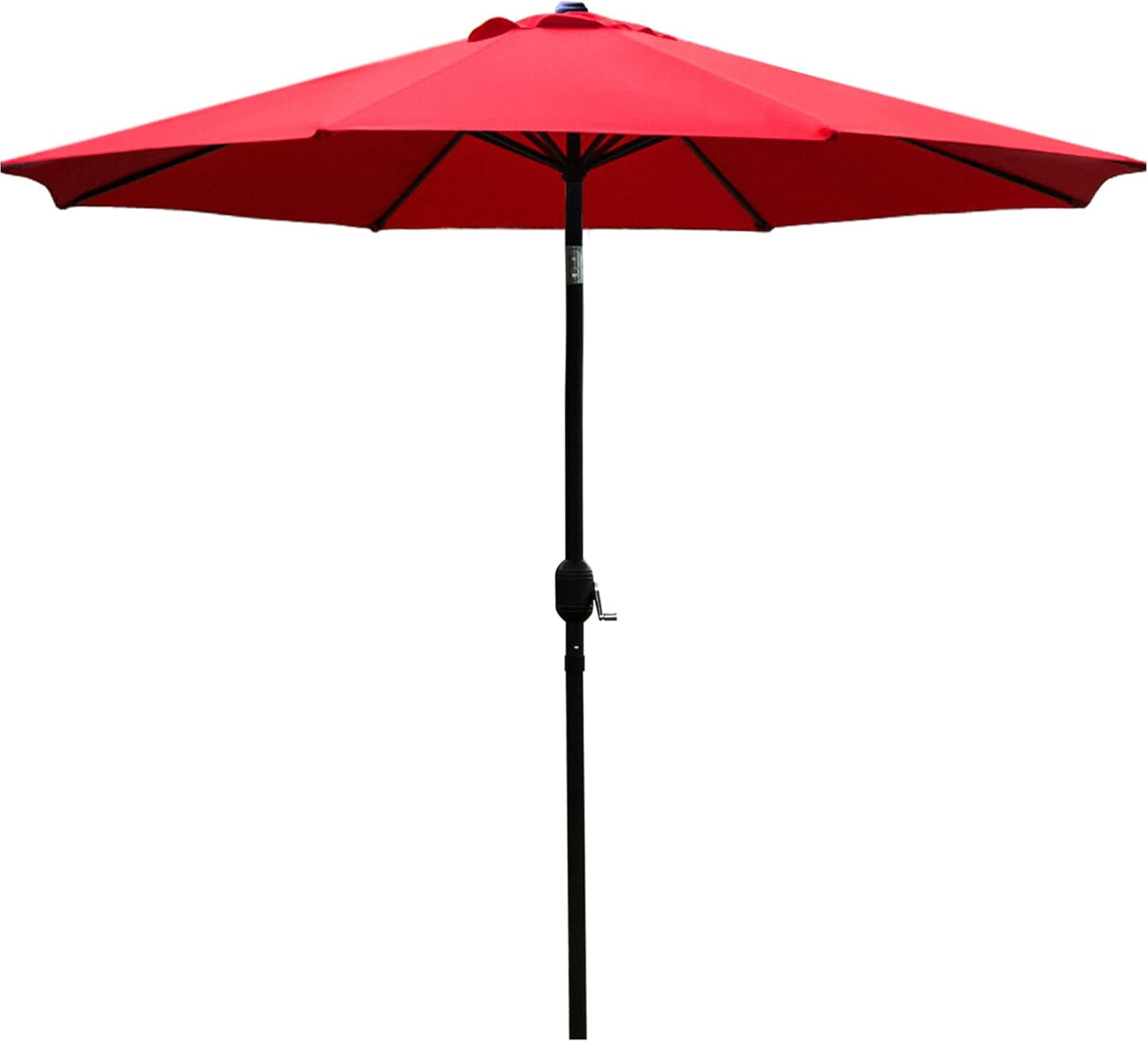 9' Patio Umbrella Outdoor Table Umbrella with 8 Sturdy Ribs (Beige)
