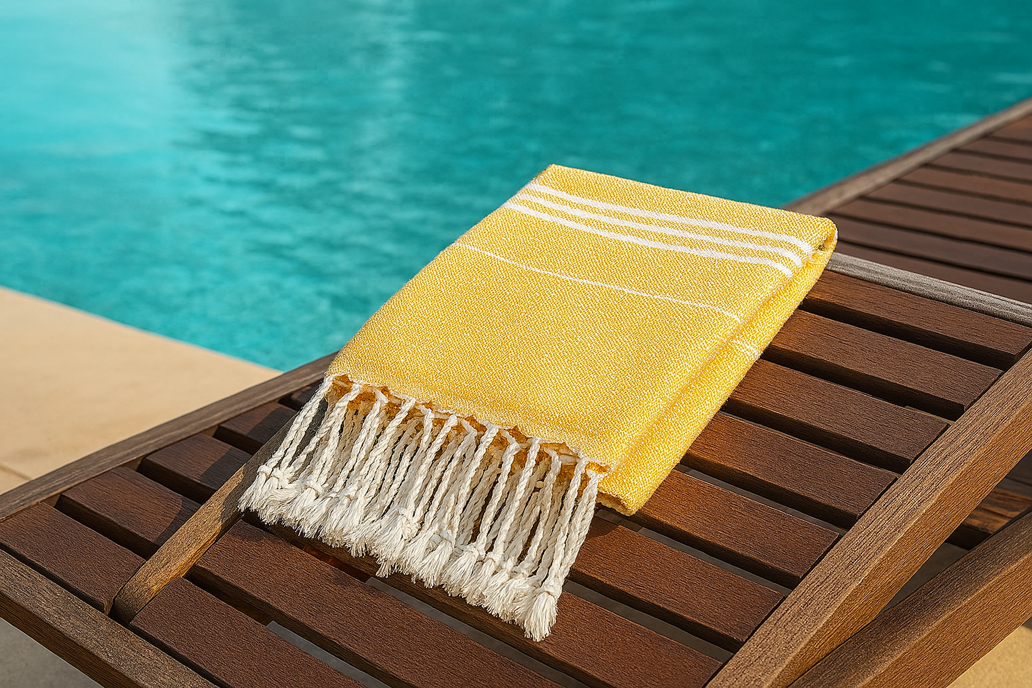 Striped Christmas Beach Towel – Soft, Quick-Absorbent &amp; Machine Washable