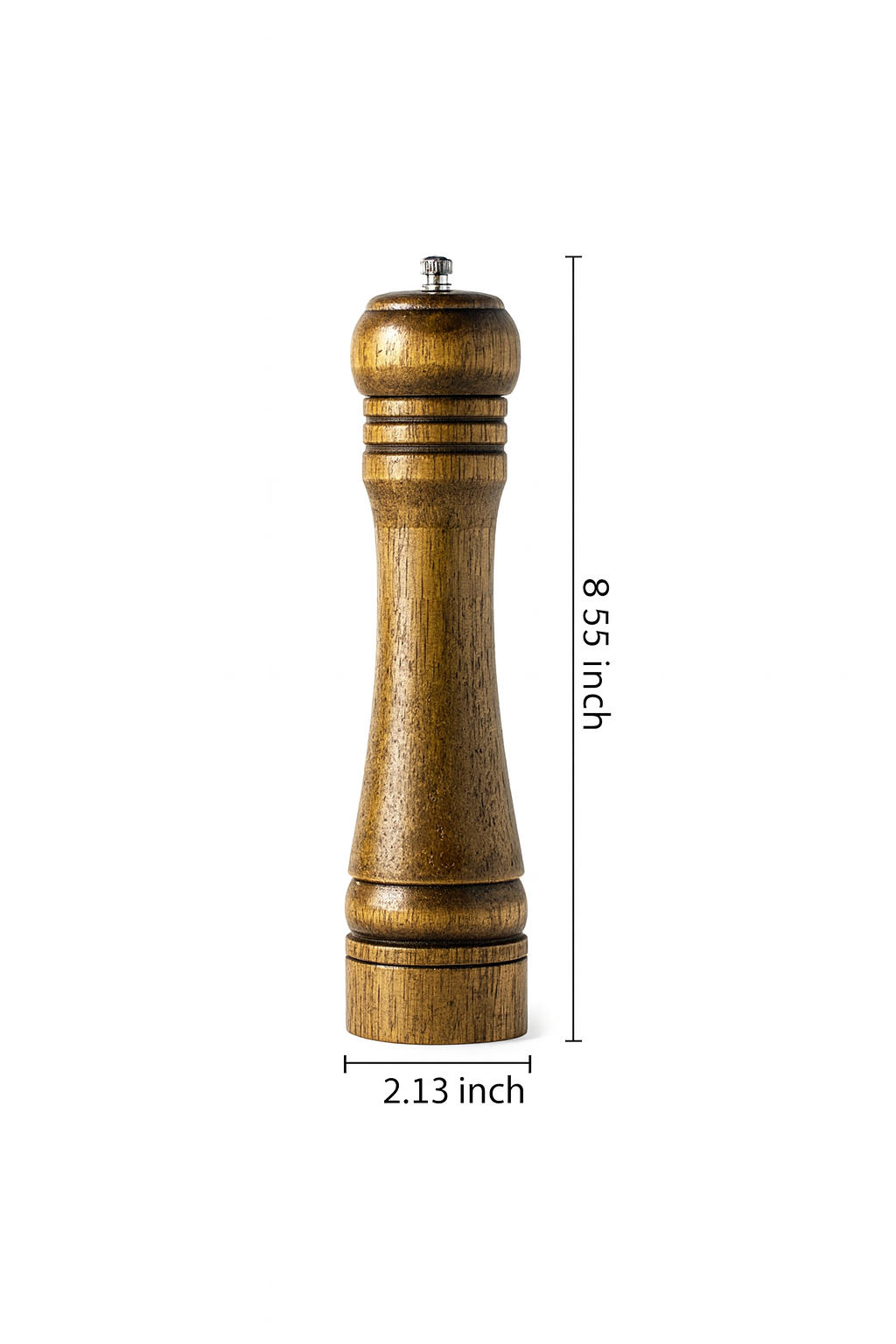 Oak Wood Pepper &amp; Spice Grinder