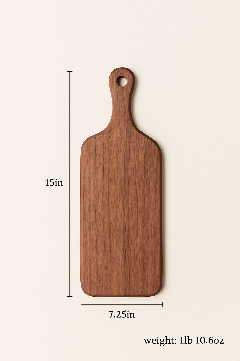 Black Walnut Wooden Serving Plate