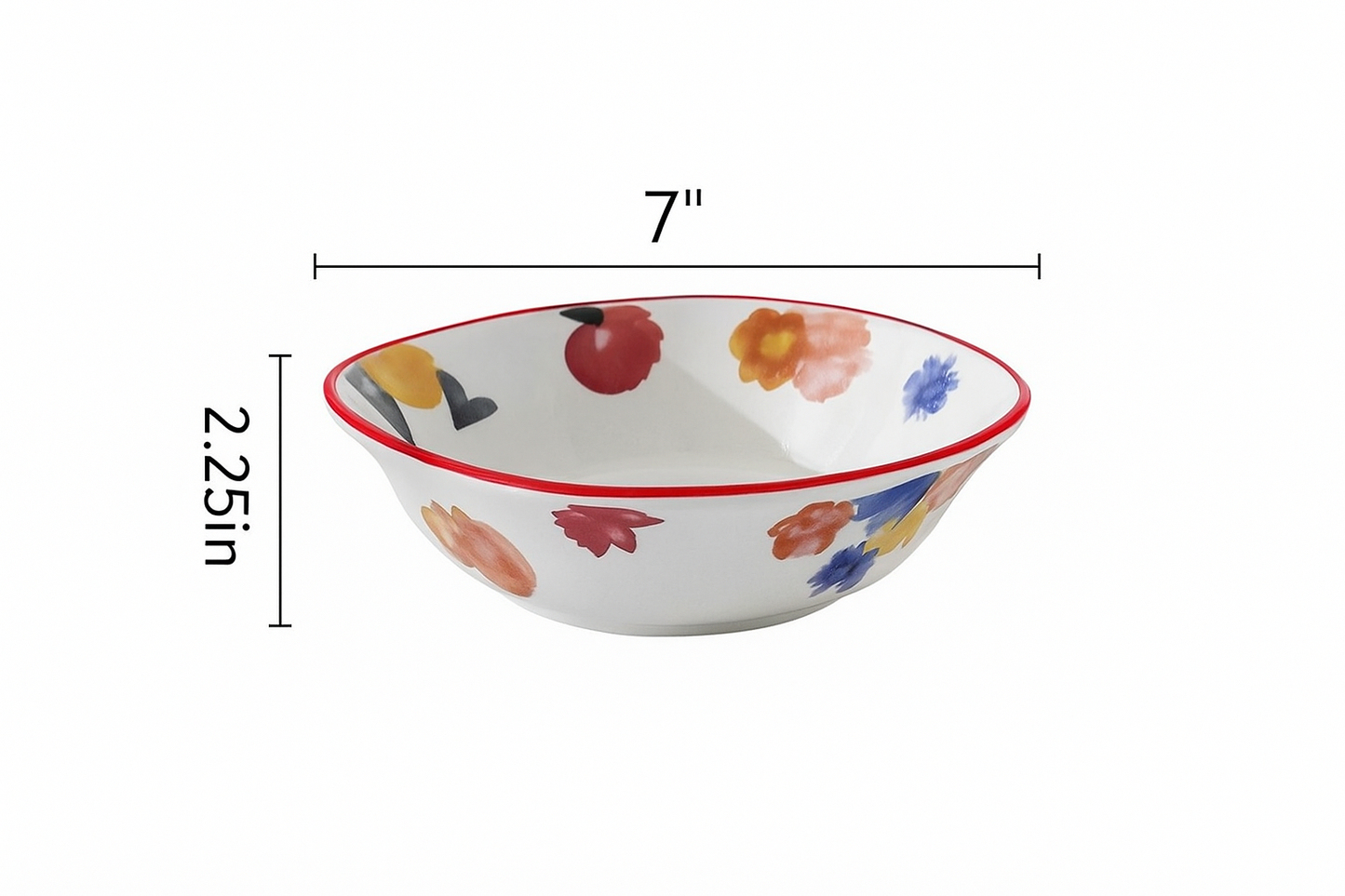 Ceramic Double-Ear Baking Dish – Floral Rectangular Oven Plate