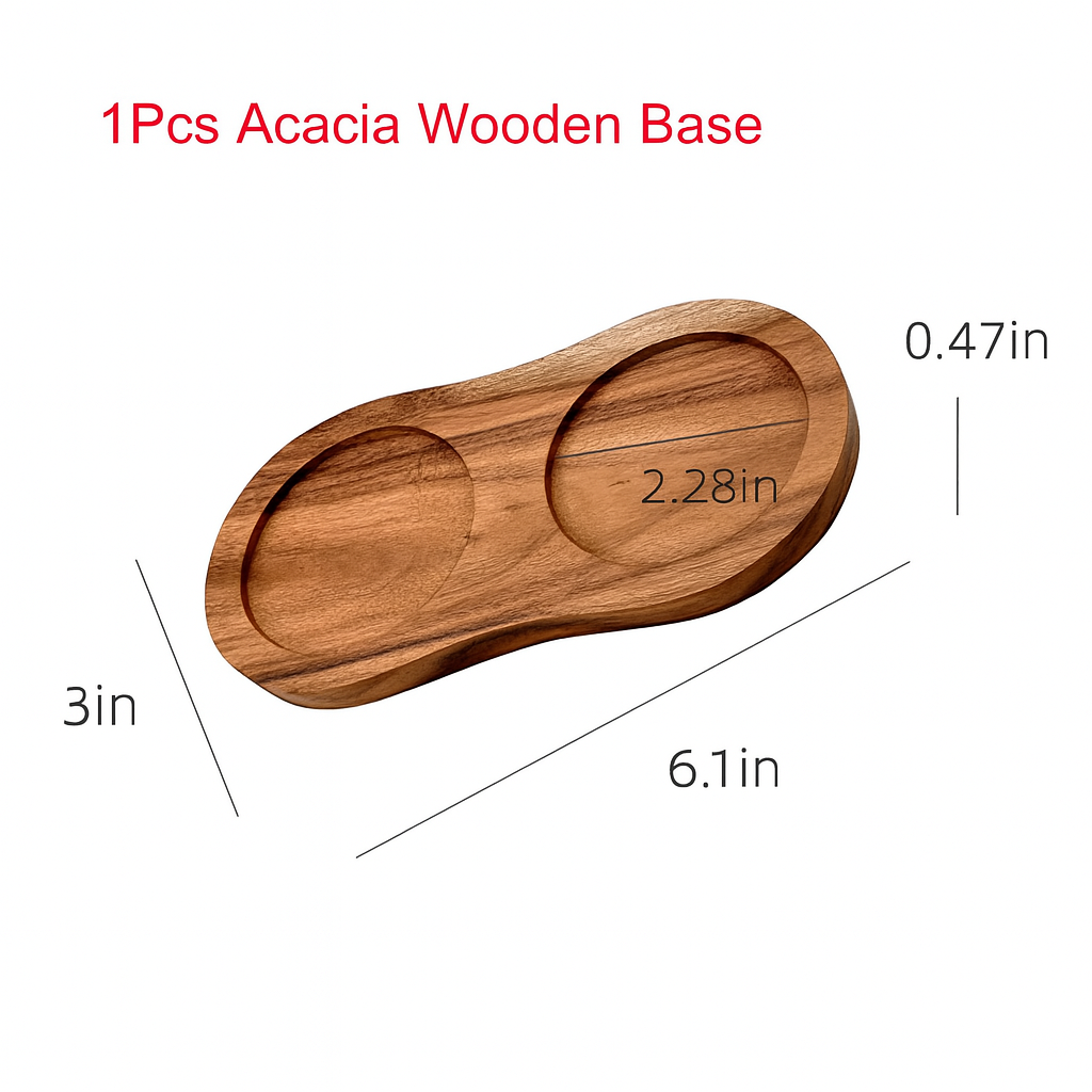 Acacia Wood Salt &amp; Pepper Grinder – Adjustable Ceramic Mill
