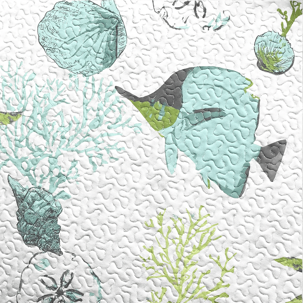 Coastal Quilt Bedding Set – Soft, Lightweight, and All-Season Comfort